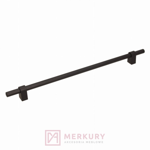 Uchwyt meblowy GAMET RE44 czarny mat 800mm MERKURY Akcesoria Meblowe