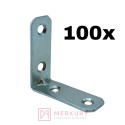 100x Kątownik łącznik meblowy 50x50x20mm MERKURY Akcesoria Meblowe 100x Kątownik łącznik meblowy 50x50x20mm MERKURY Akcesoria Meblowe