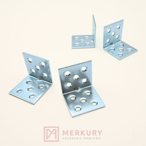 4x Kątownik łącznik meblowy 40x40x40mm MERKURY Akcesoria Meblowe 4x Kątownik łącznik meblowy 40x40x40mm MERKURY Akcesoria Meblowe