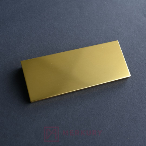 Uchwyt krawędziowy RU 9 I, złoty półpołysk, 160/200mm MERKURY Akcesoria Meblowe Uchwyt krawędziowy RU 9 I, złoty półpołysk, 160/200mm MERKURY Akcesoria Meblowe