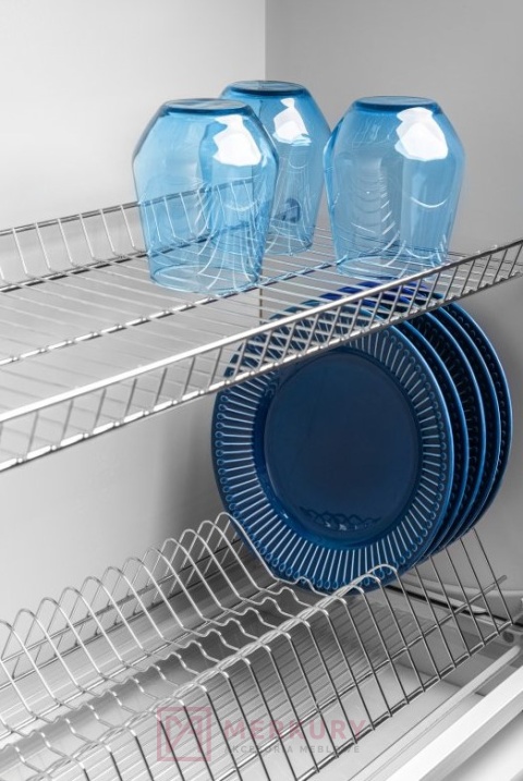 Ociekarka dwupoziomowa GTV BASIC 1 do szafki 40cm biały MERKURY Akcesoria Meblowe