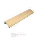 Uchwyt krawędziowy EDGE STRAIGHT złoty szczotkowany L-600mm MERKURY Akcesoria Meblowe