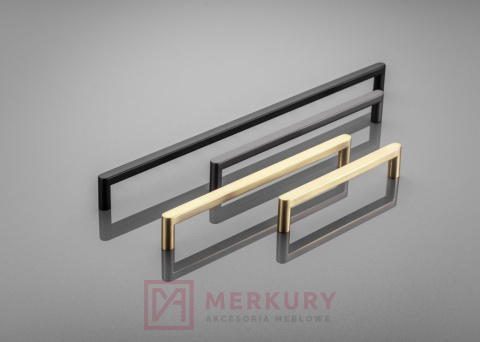 Uchwyt meblowy NYXA czarny mat 128mm MERKURY AKcesoria Meblowe Uchwyt meblowy NYXA czarny mat 128mm MERKURY AKcesoria Meblowe