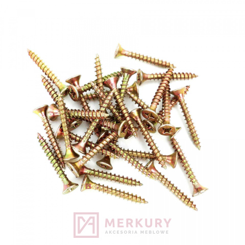 Wkręt hartowany z łbem stożkowym 5,0x35mm KDH 5kg MERKURY Akcesoria Meblowe Wkręt hartowany z łbem stożkowym 5,0x35mm KDH 5kg MERKURY Akcesoria Meblowe