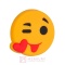Gałka gumowa dziecięca Smiley H243-50RU47, minka z sercem