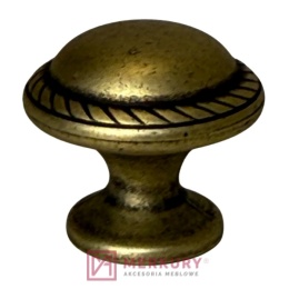 Gałka meblowa GG36 stare złoto MERKURY Akcesoria Meblowe