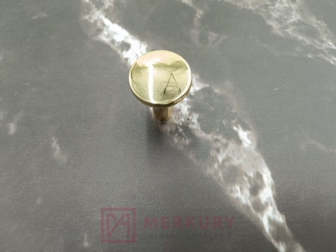 Gałka meblowa HARRY, złoty połysk, fi 25mm Gałka meblowa HARRY, złoty połysk, fi 25mm
