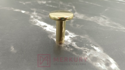 Gałka meblowa HARRY, złoty połysk, fi 25mm Gałka meblowa HARRY, złoty połysk, fi 25mm