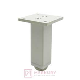 Nóżka meblowa regulowana LG-010 biały mat H-150mm MERKURY Akcesoria Meblowe