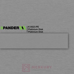 Obrzeże meblowe ABS 22mm, platinium disk K-0523-PE Spander
