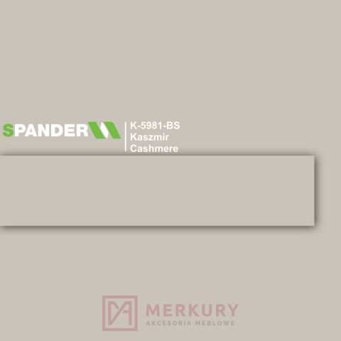 Obrzeże meblowe ABS 22mm, kaszmir K-5981-BS Spander