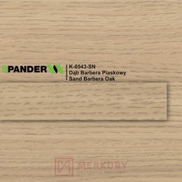 Obrzeże meblowe ABS 22mm, dąb barbera piaskowy K-0543-SN Spander