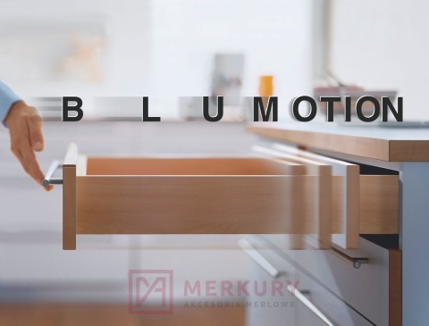 Prowadnica TANDEM BLUMOTION BLUM 550H5000B, częściowy wysuw, 500mm SKLEP INTERNETOWY MERKURY AKCESORIA MEBLOWE