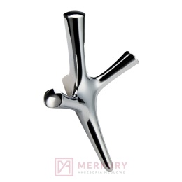 Wieszak meblowy KORAL DUŻY chrom połysk MERKURY Akcesoria Meblowe