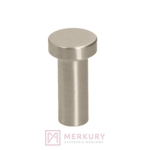 Wieszak meblowy WU01 WP01 stal szczotkowana inox MERKURY Akcesoria Meblowe