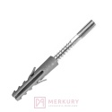 Wieszak meblowy WU01 WP01 stal szczotkowana inox MERKURY Akcesoria Meblowe