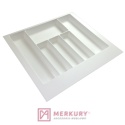 Wkład szufladowy MAX TE36.0121.05.013 do szafki 60cm biały 490-550x490mm MERKURY Akcesoria Meblowe