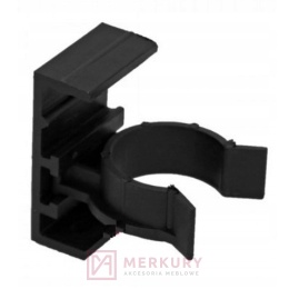 Klip do nóżki Volpato H-100 H-120 czarny mat MERKURY Akcesoria Meblowe
