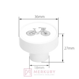 Gałka meblowa GAMET GD08 V41 MERKURY Akcesoria Meblowe