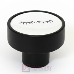 Gałka meblowa drewniana GD08 V40 rzęsy MERKURY Akcesoria Meblowe