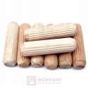 Kołek meblowy drewniany 8mm 35mm 50szt MERKURY Akcesoria Meblowe