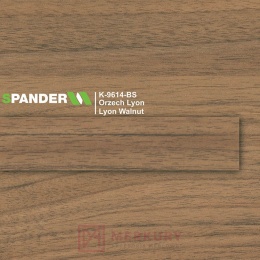 Obrzeże meblowe ABS 22mm, orzech lyon K-9614-BS Spander