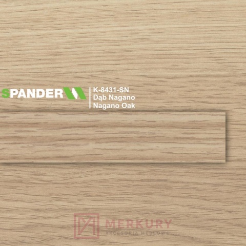 Obrzeże meblowe ABS 22mm, dąb nagano K-8431-SN Spander