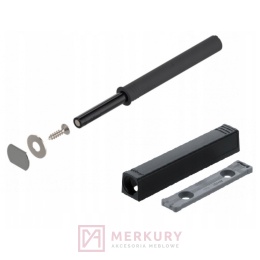 Odbojnik TIP-ON BLUM 956A1004 długi z magnesem, czarny SKLEP INTERNETOWY MERKURY AKCESORIA MEBLOWE MARIUSZ ADAMCZYK