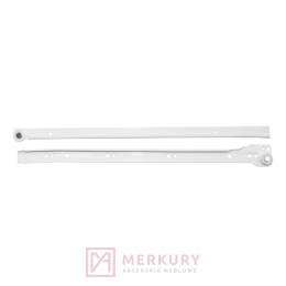 Prowadnica rolkowa GAMET, biały,300mm