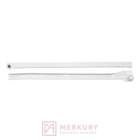 Prowadnica rolkowa GAMET, biały, 550mm