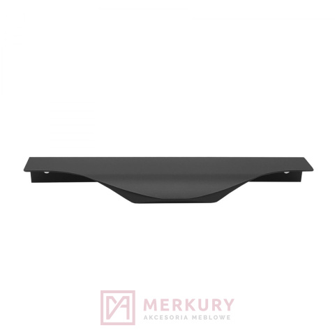 Uchwyt krawędziowy UA04, czarny mat, sklep internetowy MERKURY Akcesoria Meblowe Mariusz Adamczyk