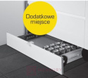 szuflada cokołowa volpato 450mm 15cm