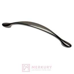 Uchwyt meblowy CAMAIO, czarny chrom, GTV, sklep internetowy MERKURY Akcesoria Meblowe Mariusz Adamczyk