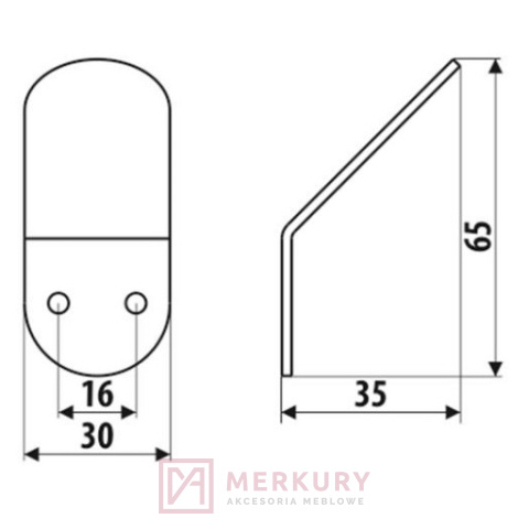 WS05 Wieszak meblowy, L36 czarny mat, GAMET, sklep internetowy MERKURY Akcesoria Meblowe Mariusz Adamczyk WS05 Wieszak meblowy, L36 czarny mat, GAMET, sklep internetowy MERKURY Akcesoria Meblowe Mariusz Adamczyk