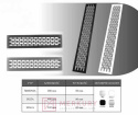 kratka wentylacyjna mała aluminim do lodówki mikrofali łazienki