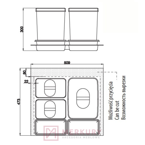 multino antracyt do szafki 60 cm wkład merkury akcesoria meblowe multino antracyt do szafki 60 cm wkład merkury akcesoria meblowe
