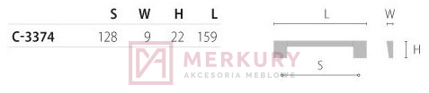 C-3374 Uchwyt meblowy TRIBAL, G2 chrom połysk, NOMET, sklep internetowy MERKURY Akcesoria Meblowe Mariusz Adamczyk C-3374 Uchwyt meblowy TRIBAL, G2 chrom połysk, NOMET, sklep internetowy MERKURY Akcesoria Meblowe Mariusz Adamczyk