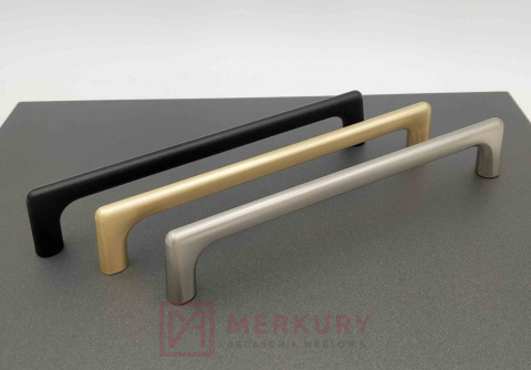 Uchwyt meblowy GTV UZ-OCTAVIO czarny mat 160mm MERKURY Akcesoria Meblowe Uchwyt meblowy GTV UZ-OCTAVIO czarny mat 160mm MERKURY Akcesoria Meblowe