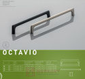 Uchwyt meblowy GTV UZ-OCTAVIO stal szczotkowana INOX 128mm MERKURY Akcesoria Meblowe