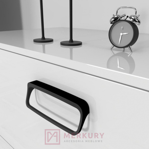 uchwyt meblowy lago nomet c-6171 p61 czarny mat 32mm