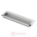 UA-326 Uchwyt meblowy wpuszczany, aluminium mat/chrom połysk, GTV, sklep internetowy MERKURY Akcesoria Meblowe Mariusz Adamczyk