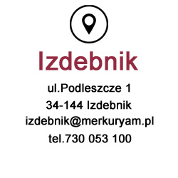 MERKURY Akcesoria Meblowe Izdebnik 716, 34-144 Izdebnik